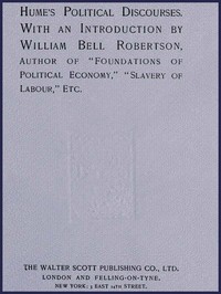 Cover of Hume's Political Discourses