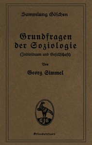 Cover of Grundfragen der Soziologie