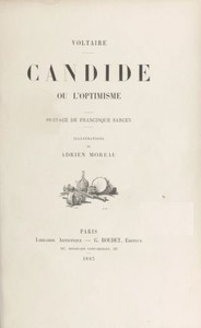 Cover of Candide, ou l'optimisme