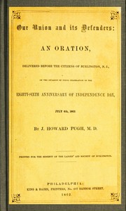 Cover of Our Union and Its Defenders