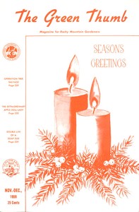 Cover of The Green Thumb, Nov.-Dec. 1959, Vol. 16, No. 10
