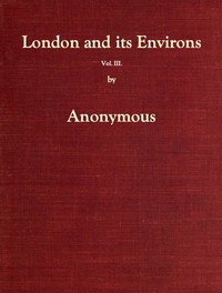 Cover of London and Its Environs Described, vol. 3 (of 6)