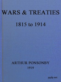 Wars & Treaties, 1815 to 1914