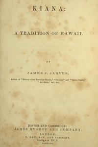 Cover of Kiana: a Tradition of Hawaii