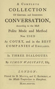 Polite Conversation in Three Dialogues