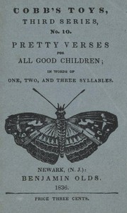 Cover of Pretty Verses for All Good Children: In Words of One, Two, and Three Syllables