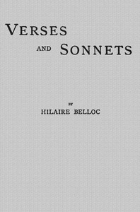 Cover of Verses and Sonnets