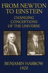 Cover of From Newton to Einstein: Changing Conceptions of the Universe