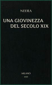 Cover of Una giovinezza del secolo XIX