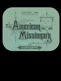 Cover of The American Missionary — Volume 37, No. 1, January, 1883