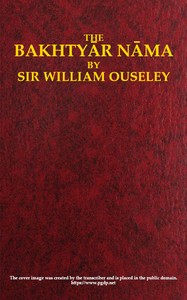 The Bakhtyār Nāma: A Persian Romance cover