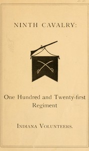 Cover of Ninth Cavalry: One Hundred and Twenty-first Regiment Indiana Volunteers