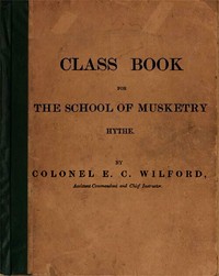 Cover of Class Book for the School of Musketry, Hythe