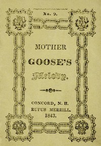 Cover of Mother Goose's Melody