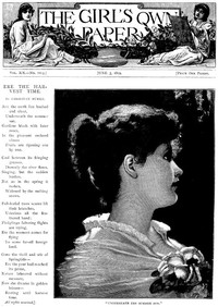 Cover of The Girl's Own Paper, Vol. XX, No. 1014, June 3, 1899