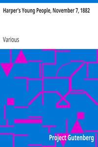 Cover of Harper's Young People, November 7, 1882