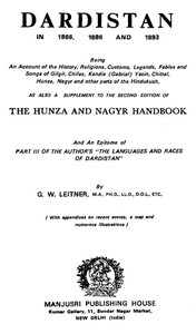 Cover of Dardistan in 1866, 1886 and 1893