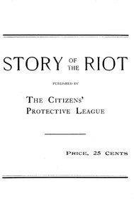 Cover of Story of the Riot