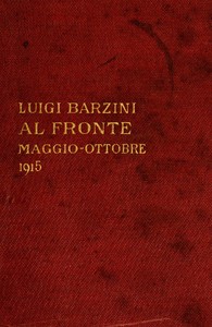 Cover of Al fronte (maggio-ottobre 1915)