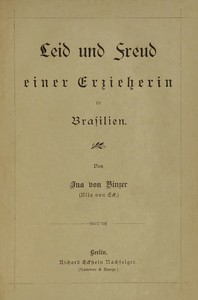 Cover of Leid und Freud einer Erzieherin in Brasilien