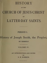 Cover of History of the Church of Jesus Christ of Latter-day Saints, Volume 4