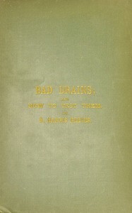 Cover of Bad Drains; and How to Test Them