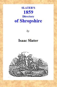 Cover of Slater's [1859] Shropshire Directory
