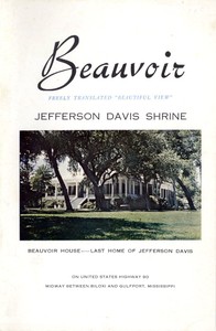 Cover of Beauvoir: Jefferson Davis Shrine