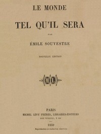 Cover of Le monde tel qu'il sera