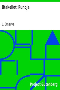 Cover of Iltakellot: Runoja