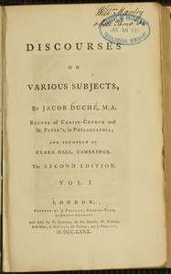 Cover of Discourses on Various Subjects, Vol. 1 (of 2)