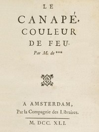 Cover of Le Canapé couleur de feu