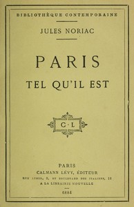 Cover of Paris tel qu'il est