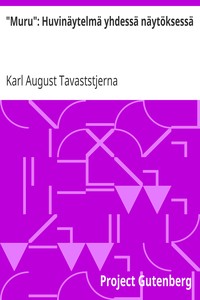 Cover of "Muru": Huvinäytelmä yhdessä näytöksessä