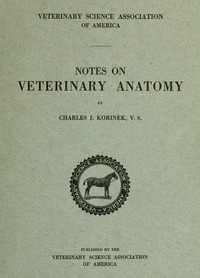 Cover of Notes on Veterinary Anatomy