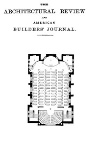 Cover of The Architectural Review and American Builders' Journal, Aug. 1869