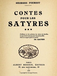 Cover of Contes pour les satyres