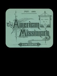 Cover of The American Missionary — Volume 37, No. 7, July, 1883