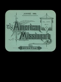 Cover of The American Missionary — Volume 37, No. 8, August, 1883