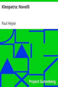 Cover of Kleopatra: Novelli