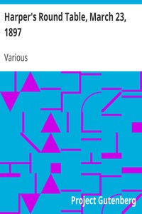 Cover of Harper's Round Table, March 23, 1897