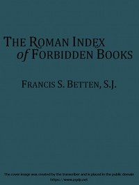 Cover of The Roman Index of Forbidden Books
