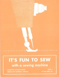 Cover of It's Fun to Sew with a Sewing Machine