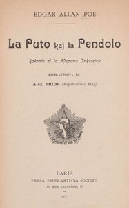 Cover of La Puto kaj la Pendolo: Rakonto el la Hispana Inkvizicio