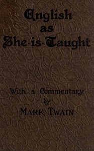 Cover of English as She is Taught