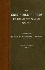 Cover of The Grenadier Guards in the Great War of 1914-1918, Vol. 2 of 3