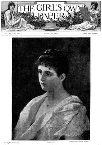 Cover of The Girl's Own Paper, Vol. XX. No. 1009, April 29, 1899