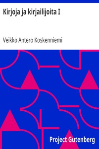 Kirjoja ja kirjailijoita I