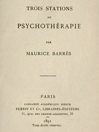 Cover of Trois Stations de psychothérapie