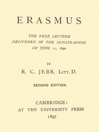 Cover of Erasmus